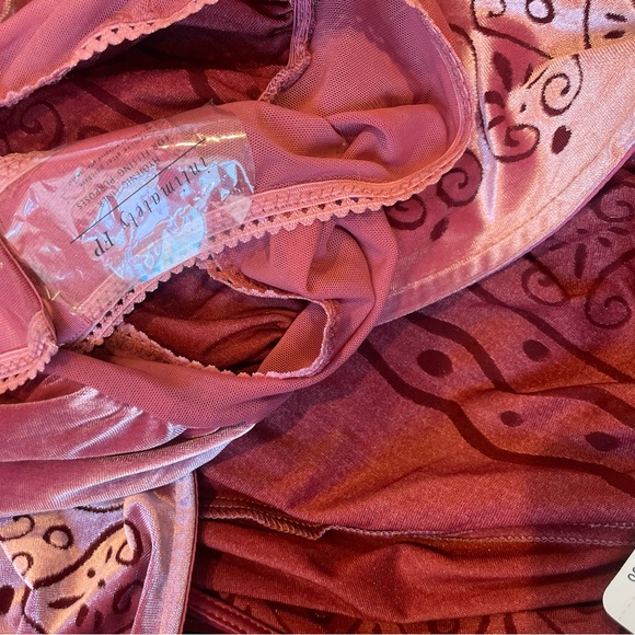 Free people pink velvet bodysuit size small intimately - Picture 6 of 11